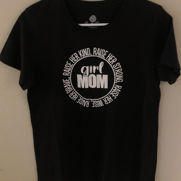 NWOT Cool Positive Tees "Girl Mom" T-Shirt - Picture 2 of 5